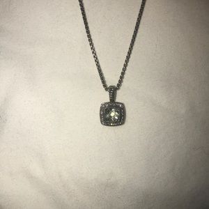 David Yurman Petite Albion Necklace w/ Prasiolite